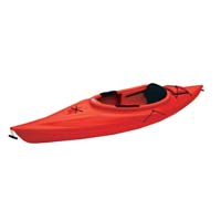 10 ft Polyethylene Sit-In Kayak w/ Padded Back Rest & Large Open Cockpit