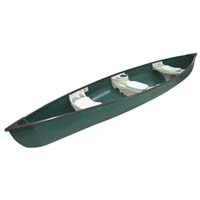 15'6" ft 3 Person Polyethylene Fishing Canoe