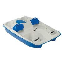 Brand New 8 ft 3 Person Polyethylene Paddle Boat w/ Adjustable Seats