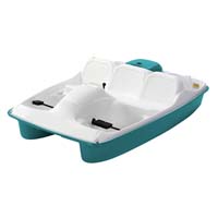 Brand New 8 ft 5 Person Polyethylene Paddle Boat w/ Internal Steering Linkage System