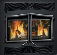 High Quality Country Flame Inglenook Fireplace