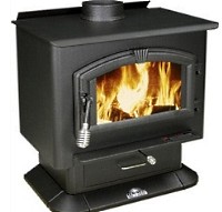High Quality Mid Size 2000 Wood Stove Warms Up To 2,000 Sq. Ft.