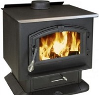 High Quality Large Wood Stove 2500 Warms Up To 2,400 Sq. Ft.
