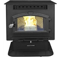 High Quality Multi-Fuel Pedestal Stove Warms Up To 2,000 Sq. Ft.