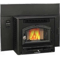 High Quality Multi-Fuel American Harvest Insert Fireplace Warms Up To 2,000 Sq. Ft.