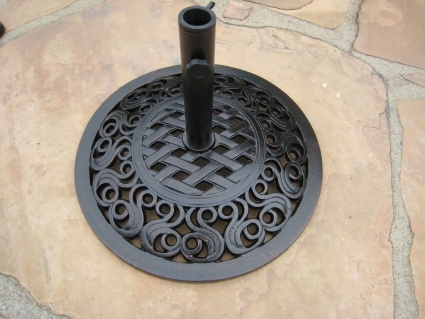 cast iron umbrella base