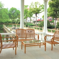 4pc Cast Aluminum Outdoor Patio Furniture Dining Set