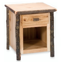 Brand New Rustic Furniture Hickory One Drawer Nightstand