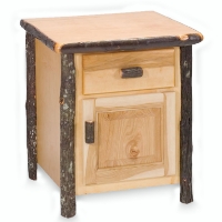 Brand New Rustic Furniture Hickory Enclosed Nightstand