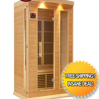 Brand New Maxxus Luxury 2 Person Infrared Sauna