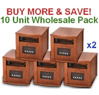 DYNAMIC 1500 INFRARED SPACE HEATER - 10 Unit Wholesale Lot - FREE SHIPPING!