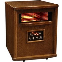 1500 Watt Lifesmart Infrared 4 Element Quartz Heater w/ Remote Control