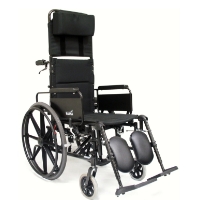 Brand New High Quality Karman KM5000F 22" Lightweight Reclining Wheelchair with Removable Desk Armrest