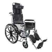 Brand New High Quality Karman KN-880-E – 50 lbs Steel Reclining Wheelchair