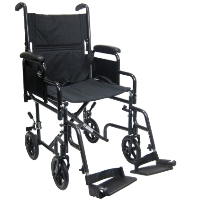 Brand New High Quality Karman T-2700 tool-less Detachable Desk Length Armrest Transport Wheelchair