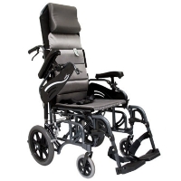 Brand New High Quality Karman VIP-515-TP – Tilt in Space Reclining Transport Wheelchair